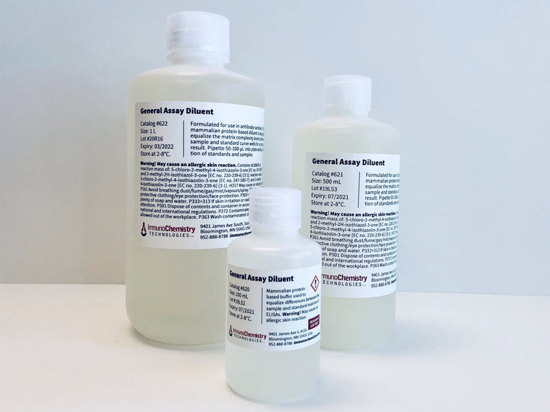 General Assay Diluent 1 L, 500 mL, 100 mL sizes