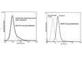 Comparison of TrkA expression on non-permeabilized and permeabilized human SHSY-5Y neuroblastoma cells by Flow Cytometry. This batch of SHSY-5Y cells did not show TrkA expression on the membrane (left image), but immunoreactivity in permeabilized cells (right image), suggesting that TrkA is stored intracellularly. Conditions: Permeabilization with absolute methanol (10 minutes on ice), or no permeabilization (incubation of primary antibody on ice only). Blocking: 200 µg/mL normal sheep IgG (30 minutes) on ice. Primary antibody: Mouse Monoclonal antibody to TrkA, extracellular domain (cat# M-1723-100, 2 µg per ~106 cells) for 30 minutes on ice. Secondary antibody: Goat anti-mouse PE (1:100 dilution, 20 min in dark on ice. Non-specific Control IgG, clone X63 (cat# M-1249-100) was used as negative control under same conditions (black dashed). Flow cytometry data and results were generated using Orflo MoxiflowTM instrument and protocols.